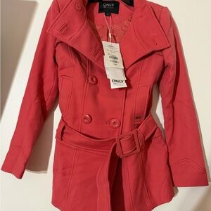 ONLY Women's Coral Belted Trench Coat